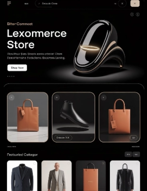E-commerce Store web design